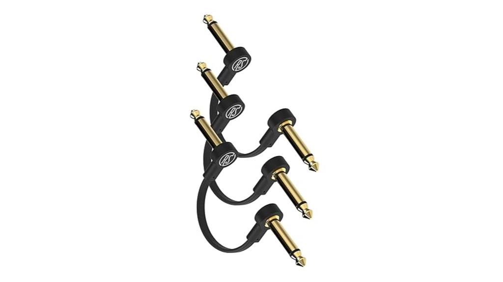 ultra thin guitar patch cables