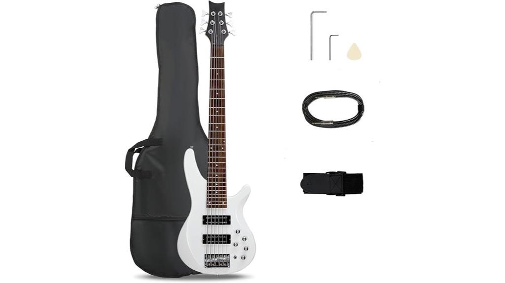 upgraded 6 string electric bass