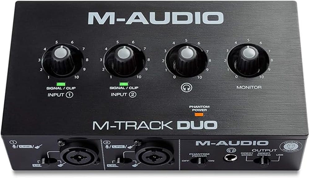 usb audio interface duo