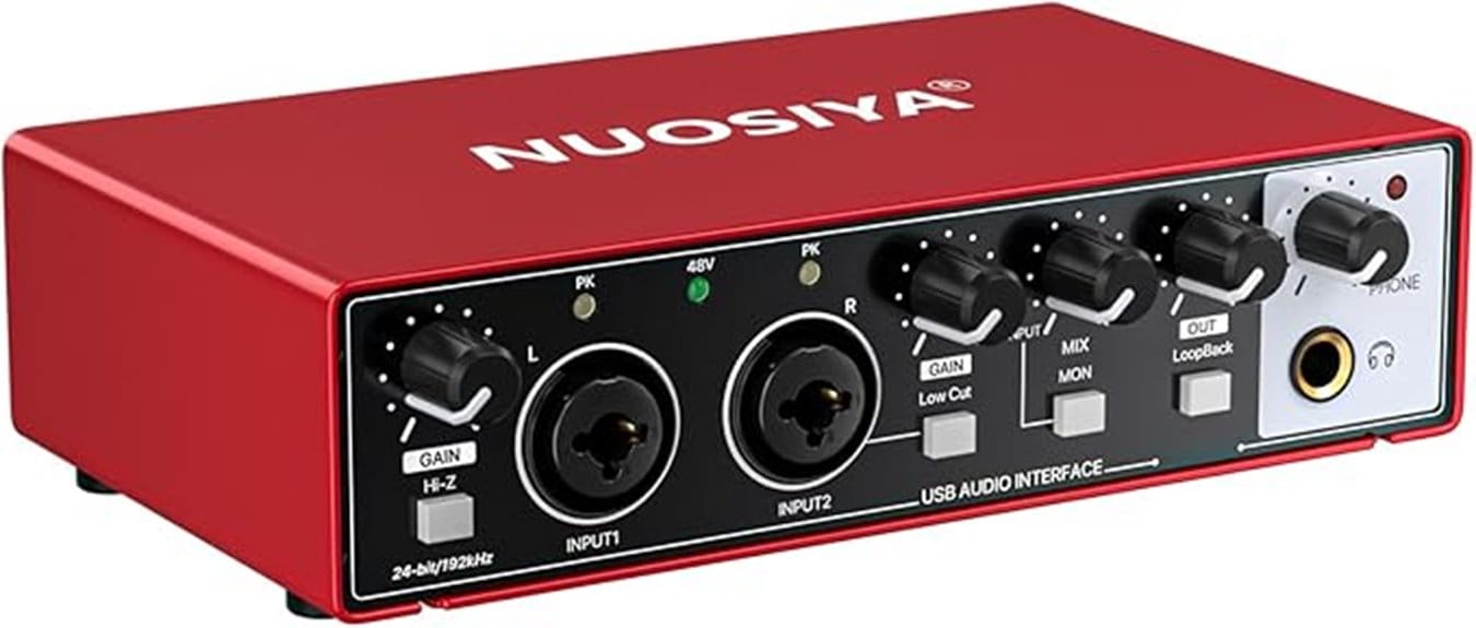 usb audio interface for musicians