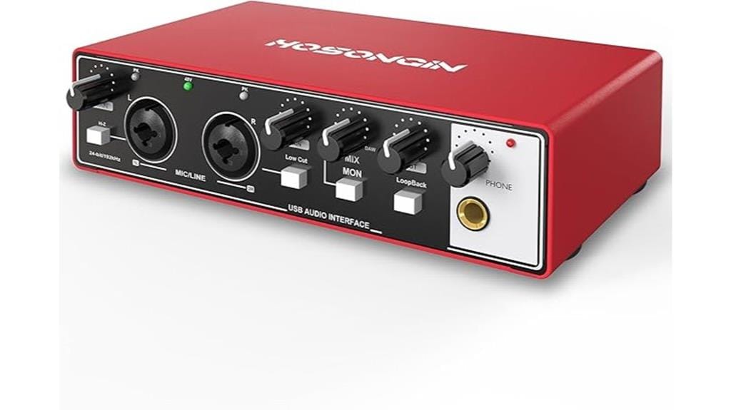 usb audio interface recording