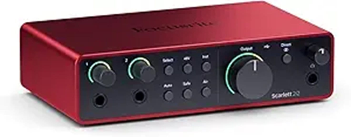 usb audio interface recording