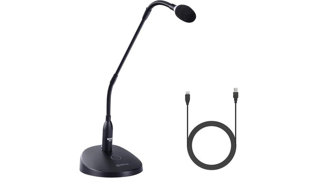 usb gooseneck condenser microphone