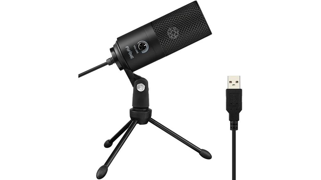 usb metal condenser microphone