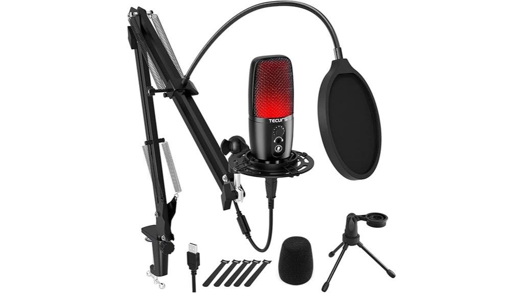 usb microphone with boom arm