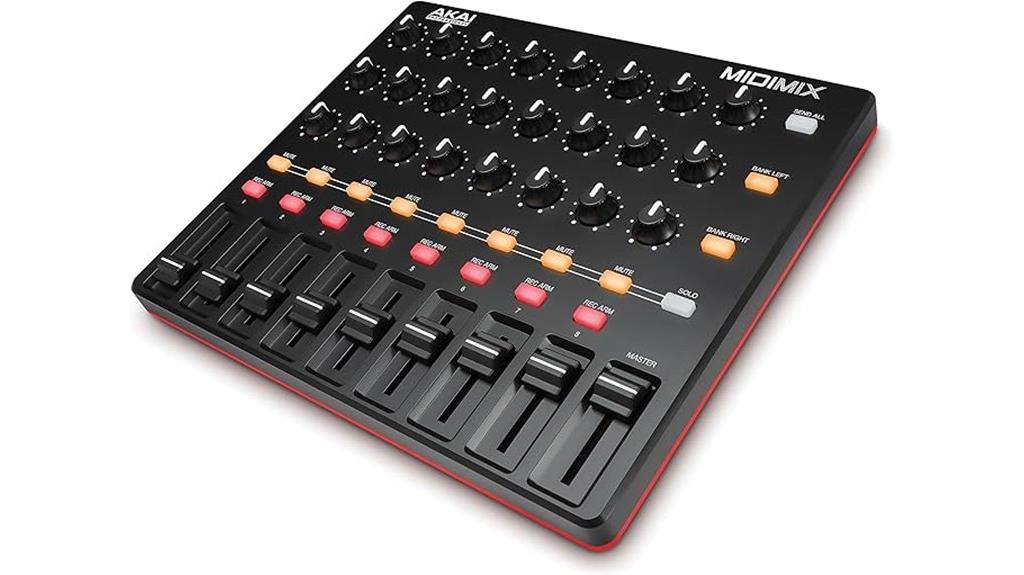 usb midi controller mixer