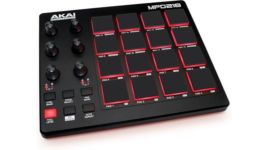 usb midi controller with pads