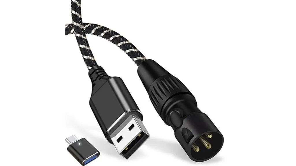 usb to xlr cable