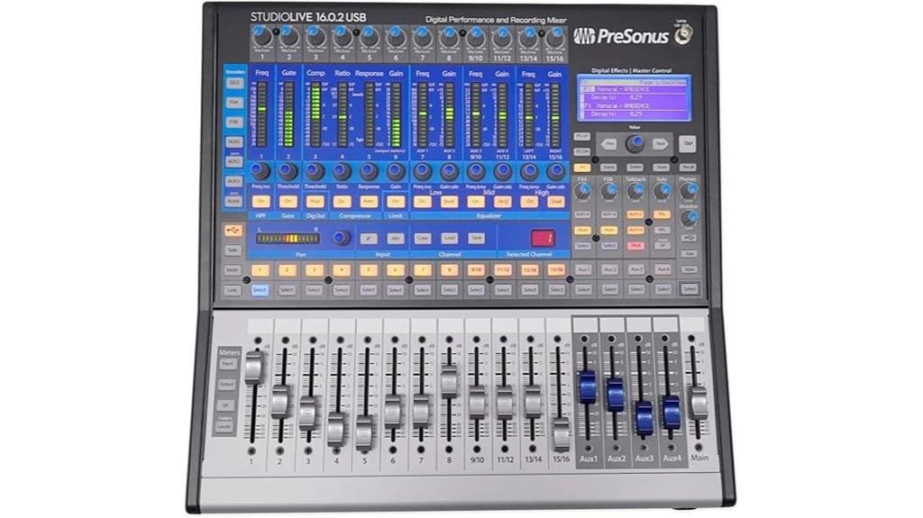 versatile 16 channel audio mixer