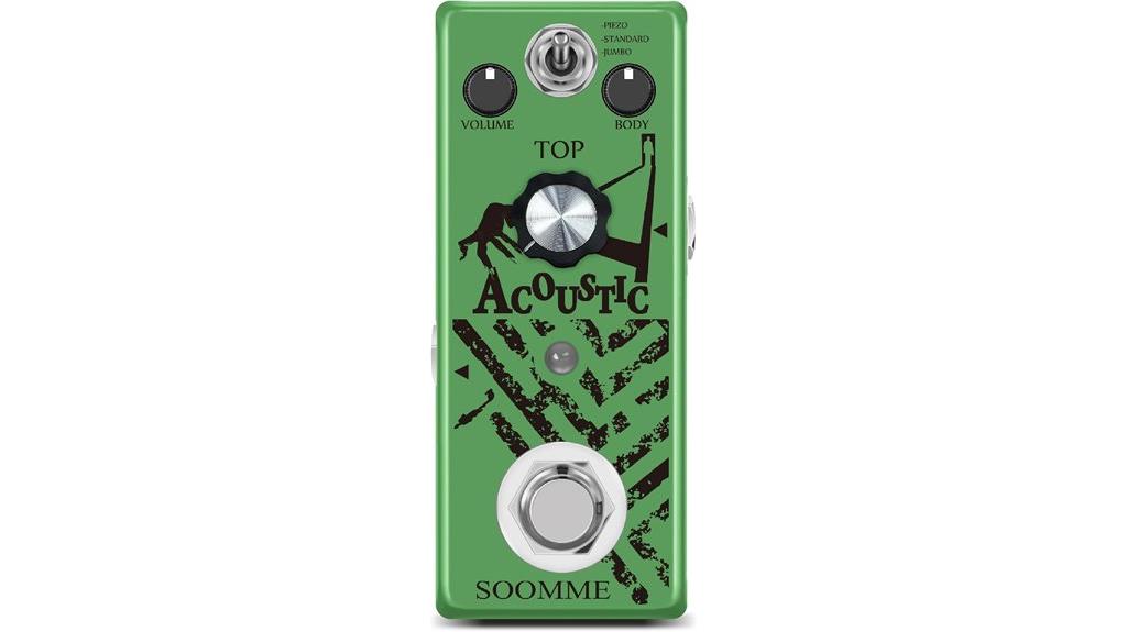 versatile acoustic guitar pedal