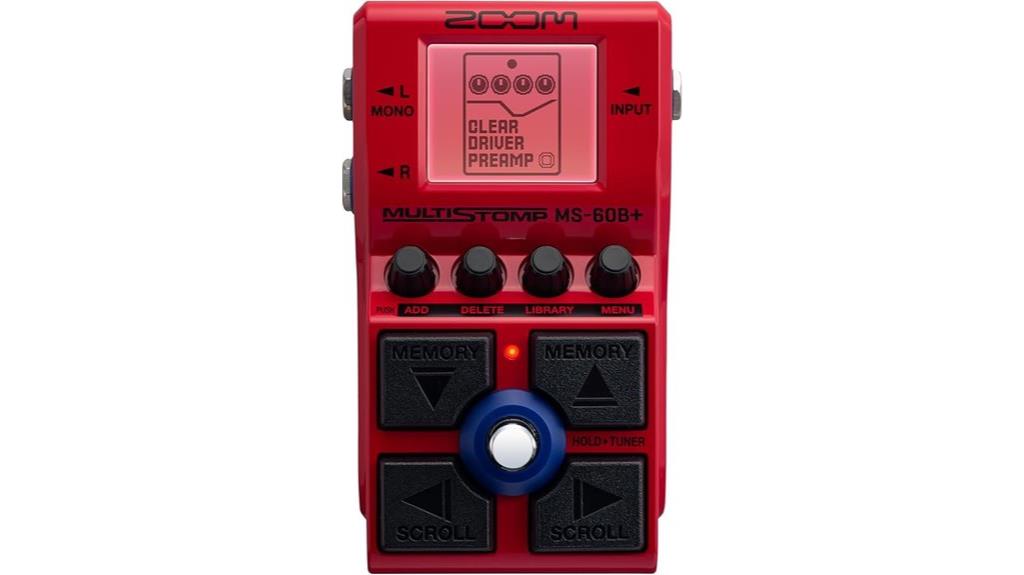 versatile bass effects pedal
