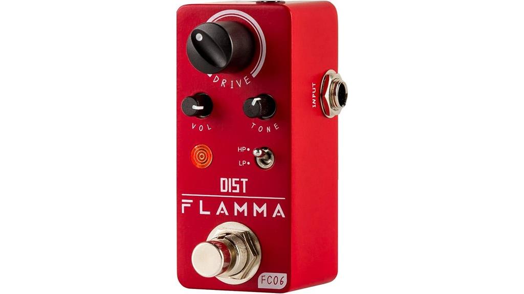 versatile distortion guitar pedal