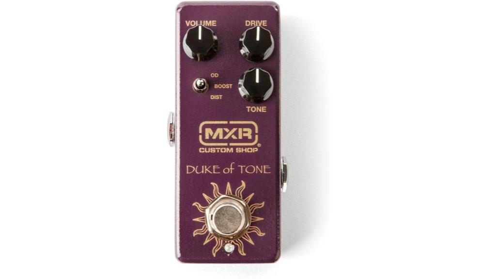 versatile guitar overdrive pedal