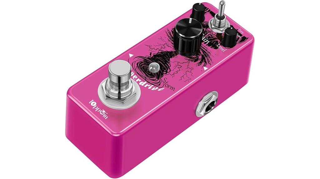 versatile overdrive pedal modes