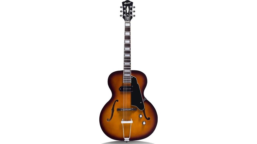 vintage sunburst hollow body