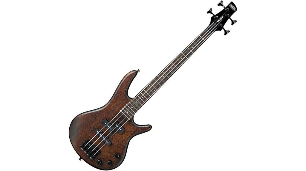 walnut flat ibanez bass