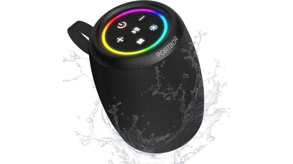 waterproof portable bluetooth speaker