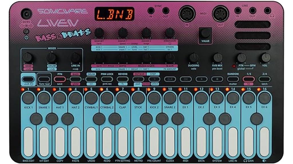 wavetable bass synth machine