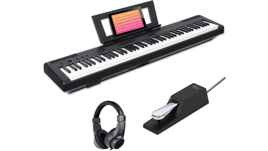 weighted 88 key digital piano