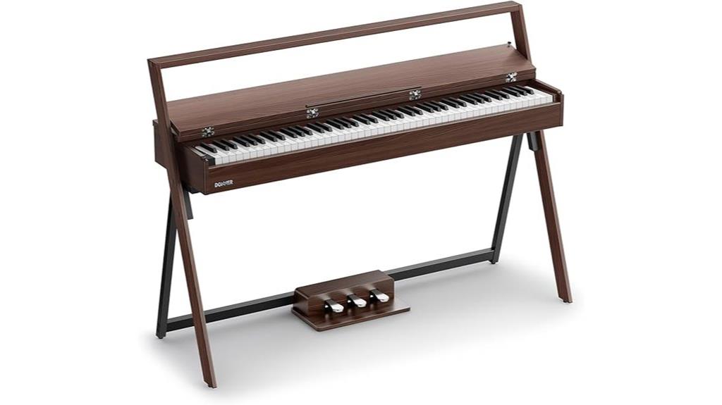 weighted 88 key piano