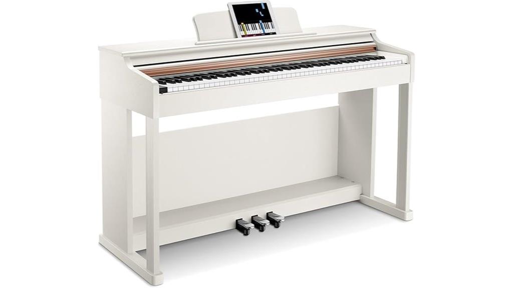 weighted action digital piano