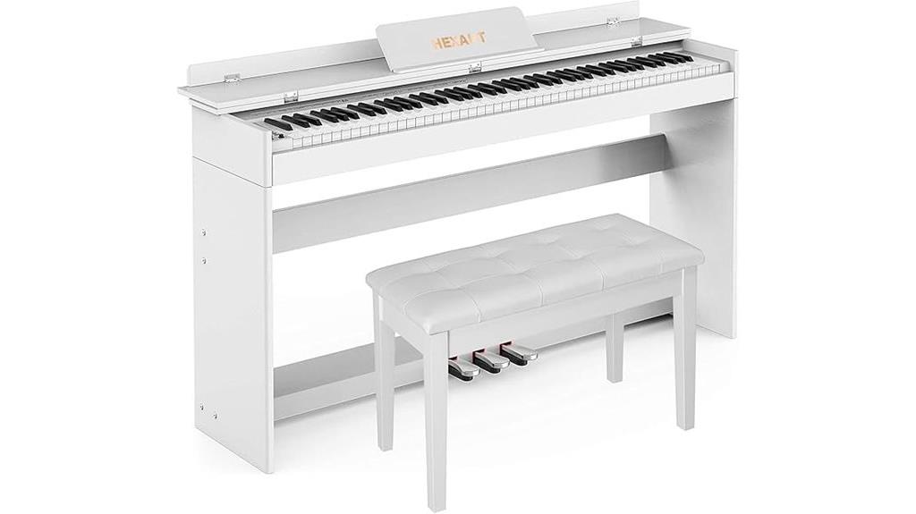 weighted digital piano bundle