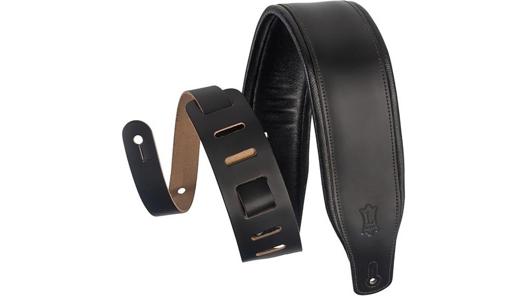 wide padded guitar strap