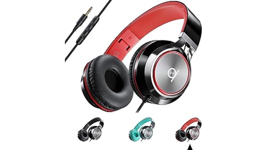 wired headphones with microphone