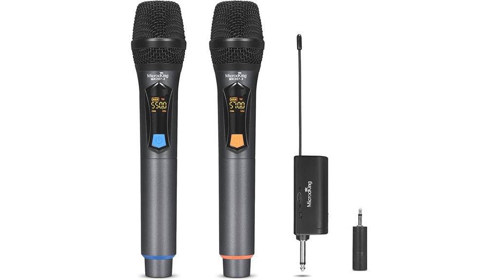 wireless handheld microphone system