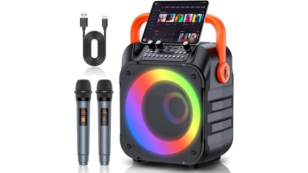 wireless karaoke microphone set