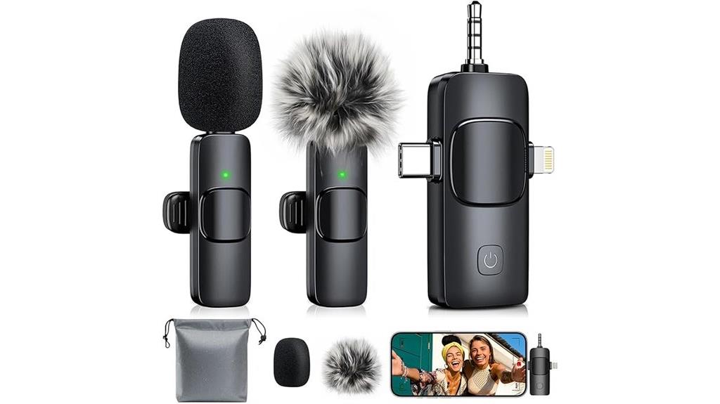 wireless lavalier microphone for devices