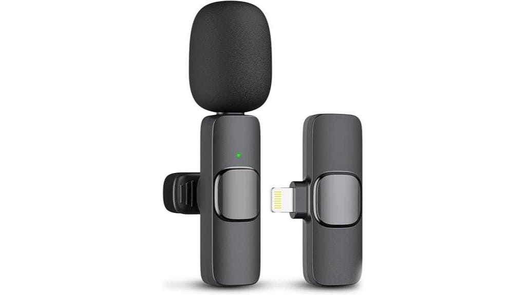 wireless lavalier microphone for iphone