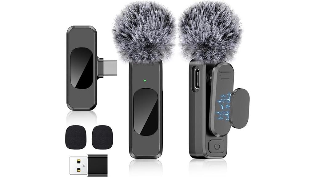 wireless lavalier microphone set