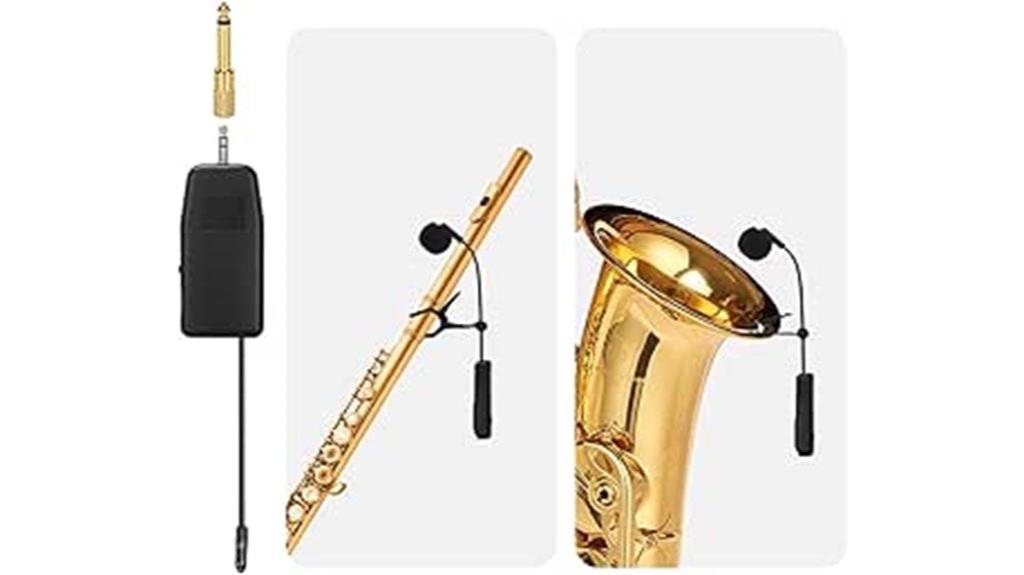 wireless microphone for instruments