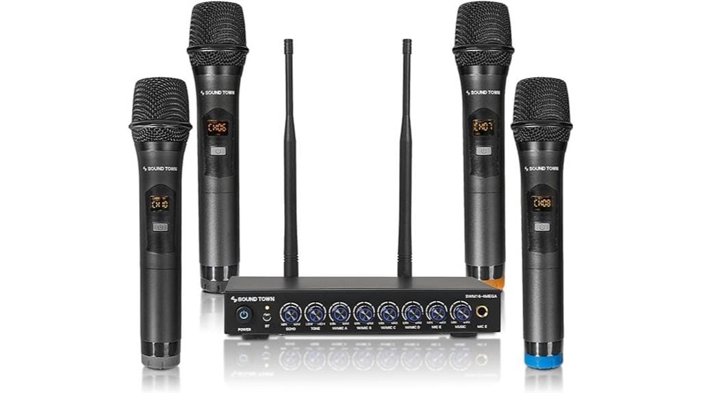 wireless microphone karaoke system