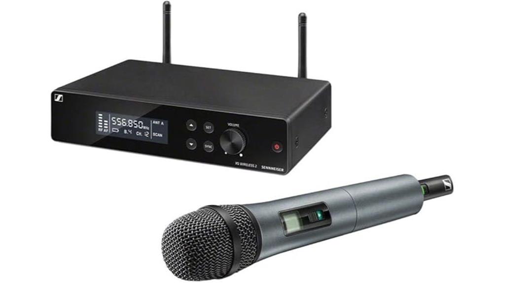 wireless microphone system black