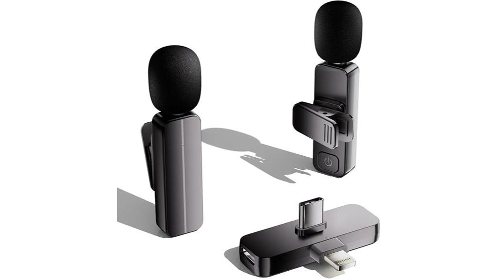 wireless mini lavalier microphones