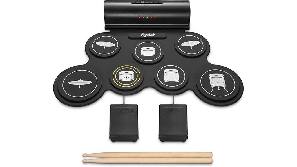 wireless roll up drums
