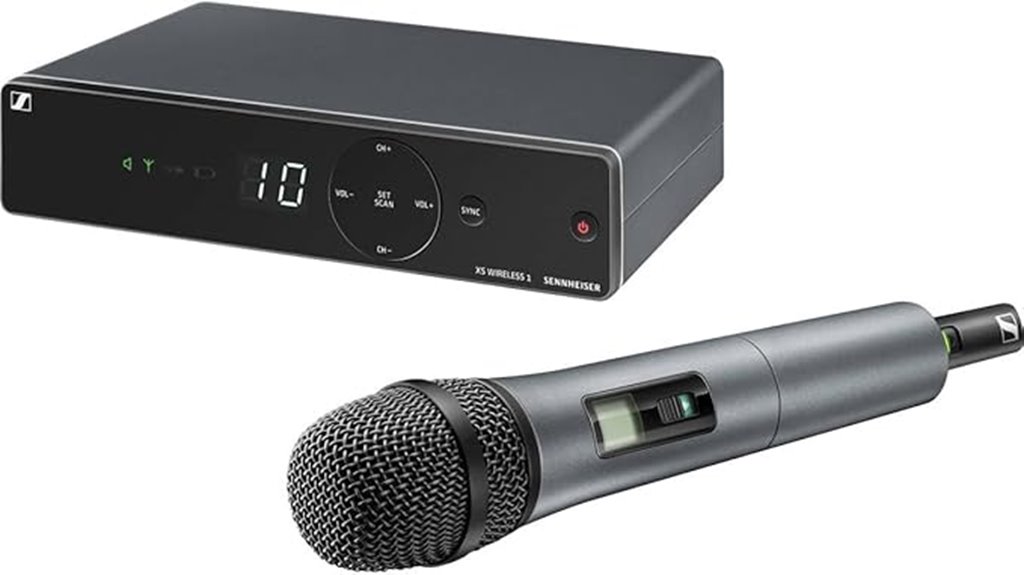 wireless vocal microphone system
