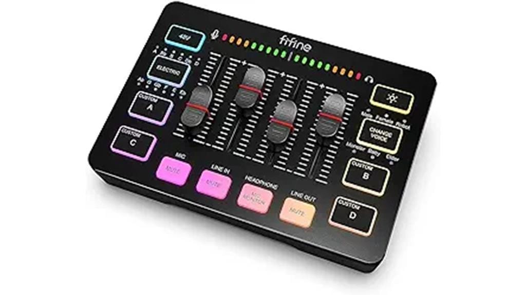 xlr microphone audio mixer