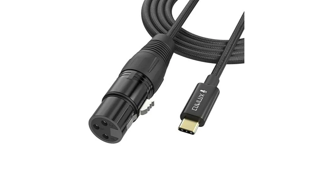 xlr to usb c cable