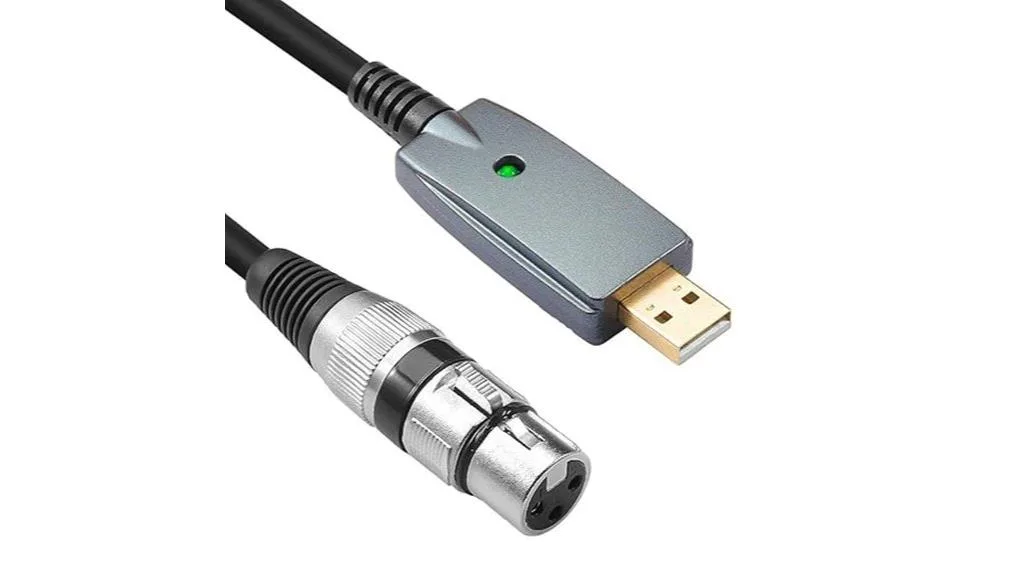 xlr to usb microphone cable