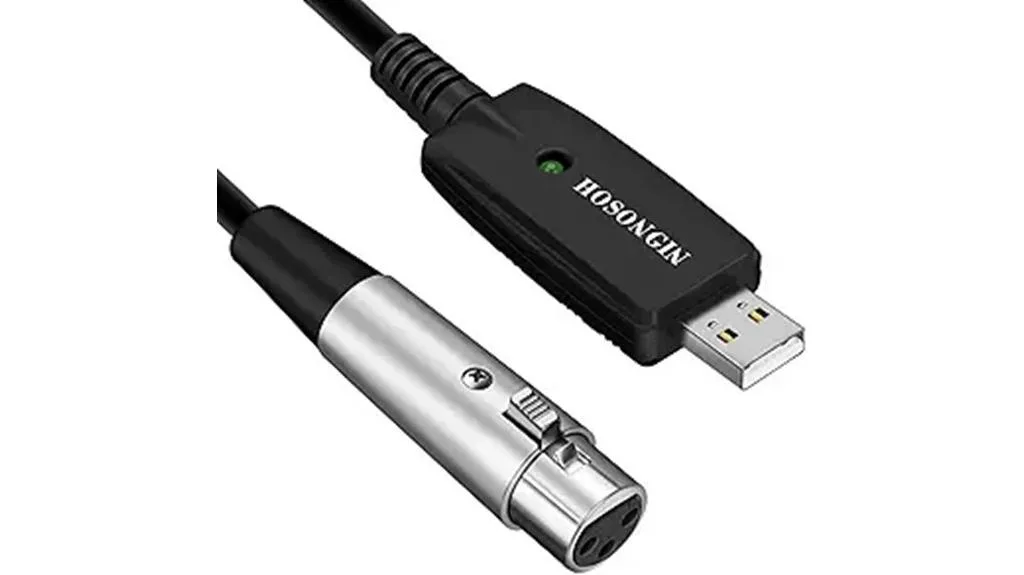xlr to usb recording cable