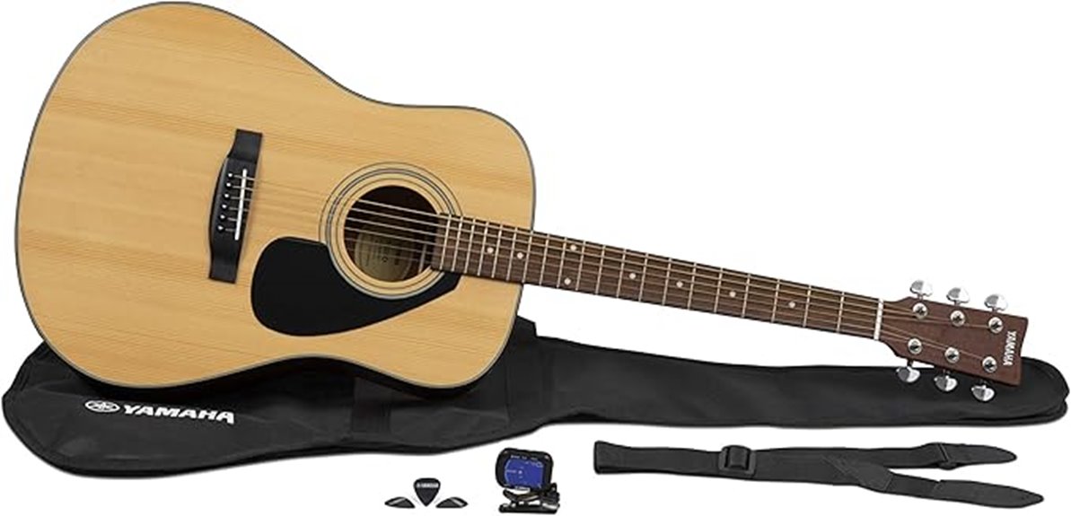 yamaha acoustic guitar package