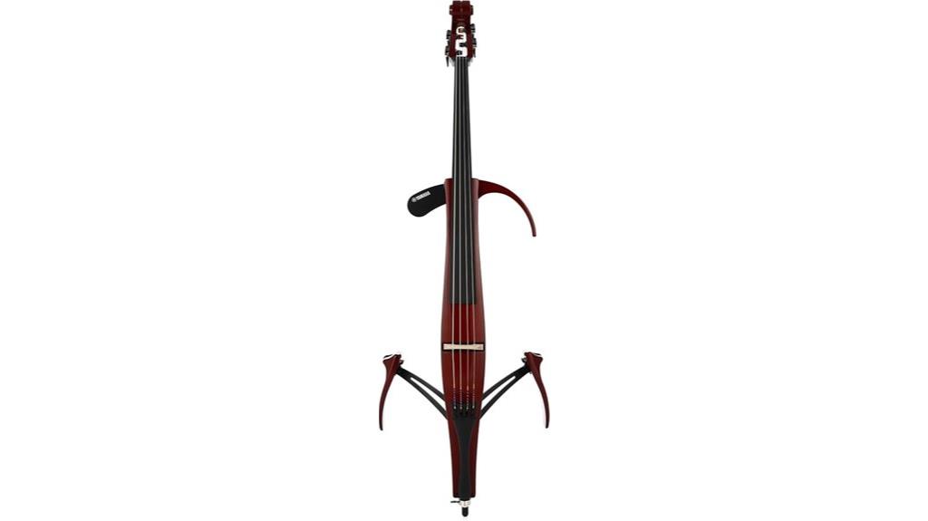 yamaha electric cello brown