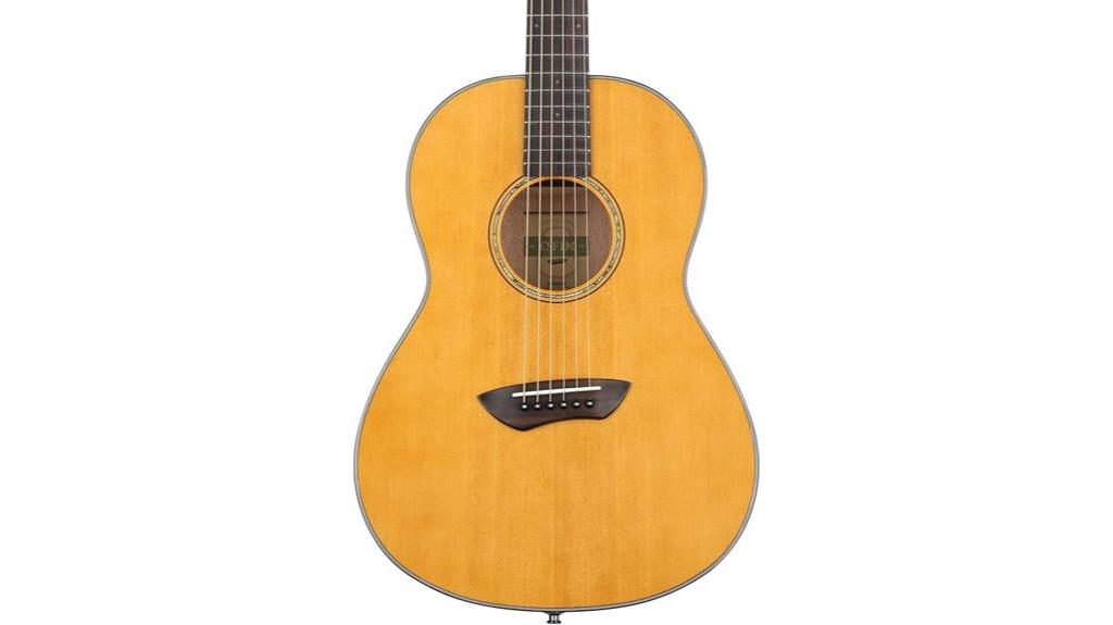 yamaha parlor acoustic guitar