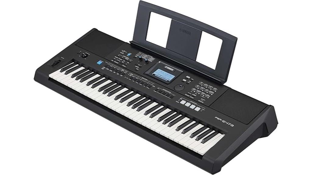 yamaha portable touch sensitive keyboard