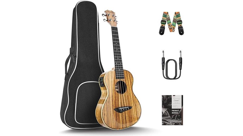 zebrawood tenor ukulele kit