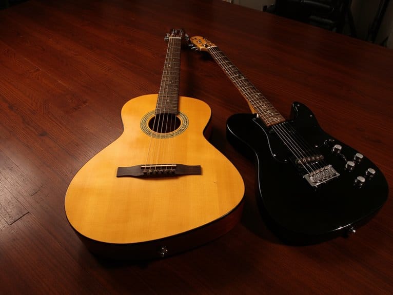 acoustic or electric guitar