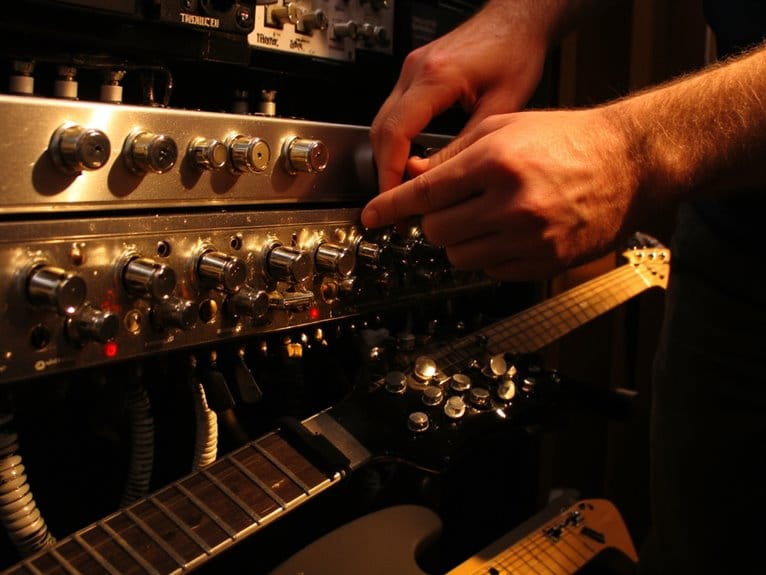 bass guitar compression techniques